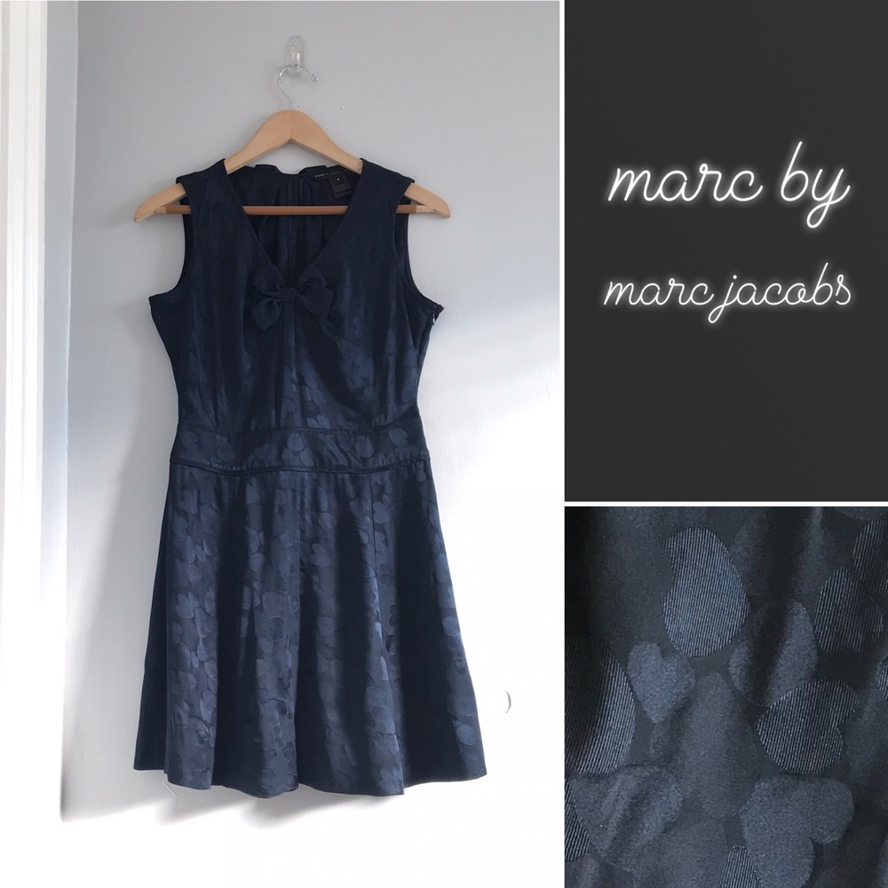 Marc by Marc Jacobs Navy Heart & Bows Dress • 6